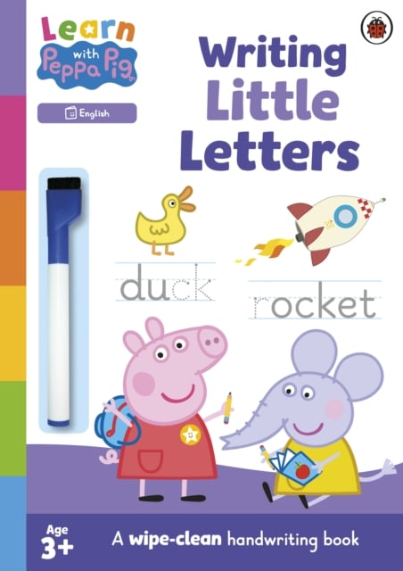 Book cover of Learn with Peppa: Writing Little Letters