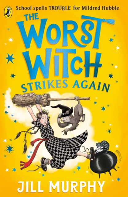 Book cover of The Worst Witch Strikes Again