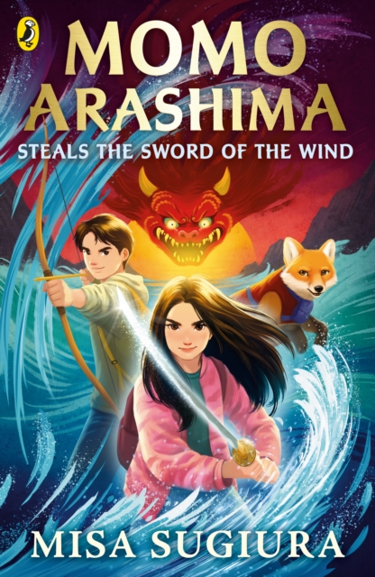 Book cover of Momo Arashima Steals the Sword of the Wind