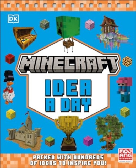 Book cover of Minecraft Idea a Day