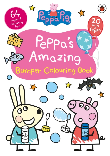 Book cover of Peppa Pig: Peppa’s Amazing Bumper Colouring Book