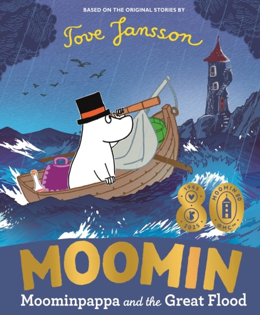 Book cover of Moominpappa and the Great Flood