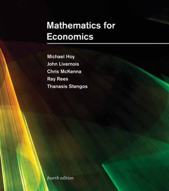 Book cover of Mathematics for Economics, fourth edition