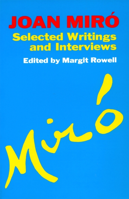 Book cover of Joan Miro