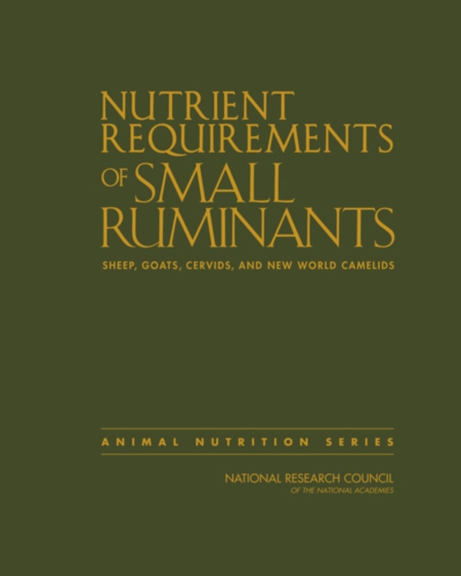 Book cover of Nutrient Requirements of Small Ruminants