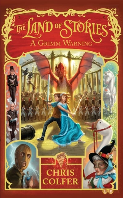 Book cover of The Land of Stories: A Grimm Warning