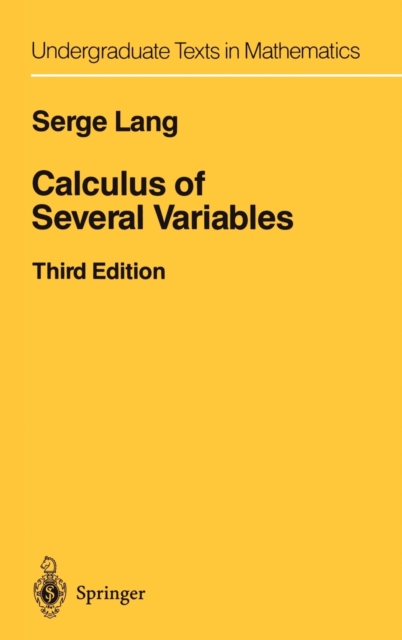 Book cover of Calculus of Several Variables