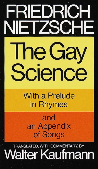 Book cover of The Gay Science