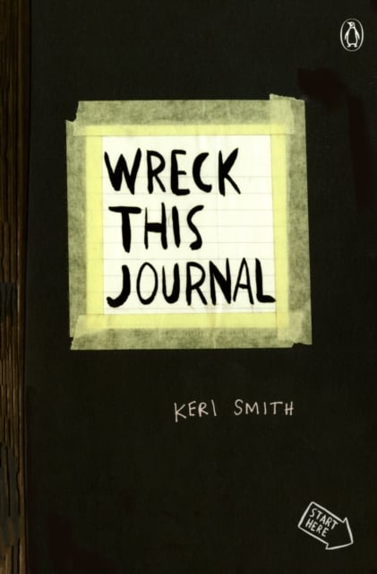 Book cover of Wreck This Journal (Black) Expanded Edition