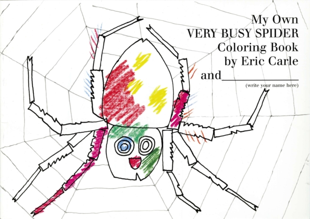 Book cover of My Own Very Busy Spider Coloring Book