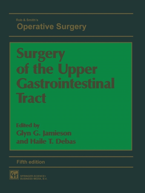 Book cover of Surgery of the Upper Gastrointestinal Tract