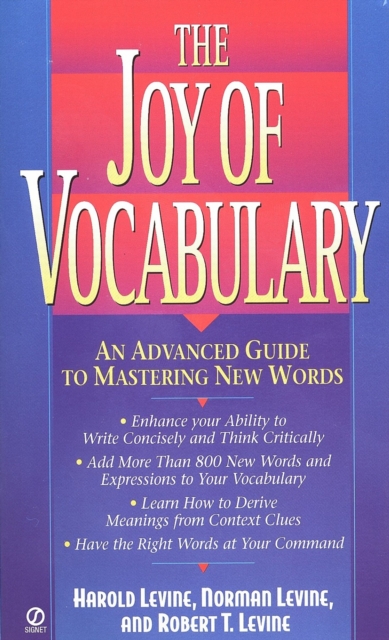 Book cover of The Joy of Vocabulary