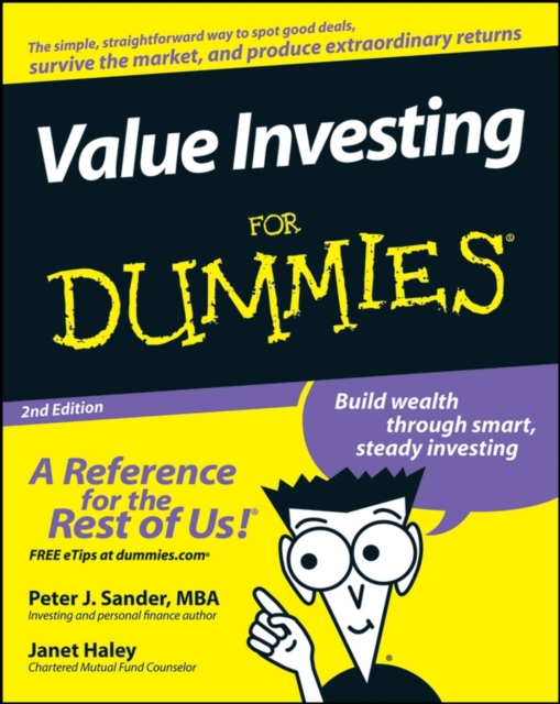 Book cover of Value Investing For Dummies