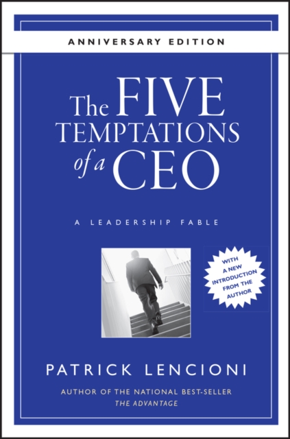 Book cover of The Five Temptations of a CEO