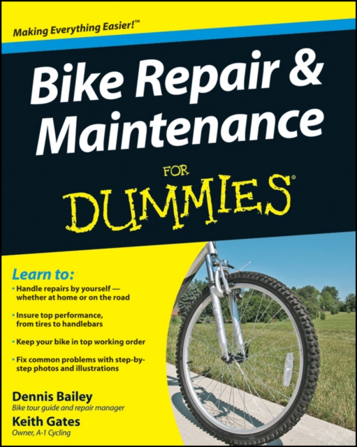 Book cover of Bike Repair and Maintenance For Dummies