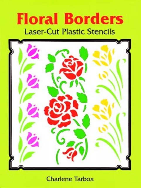 Book cover of Floral Borders Laser-Cut Plastic Stencils