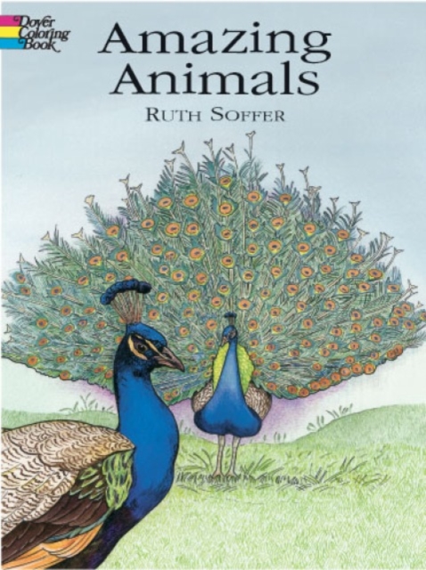 Book cover of Amazing Animals Coloring Book