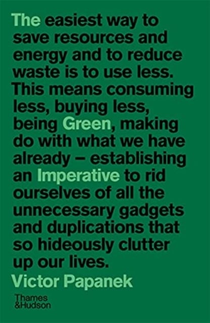 Book cover of The Green Imperative