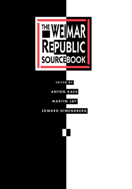 Book cover of The Weimar Republic Sourcebook