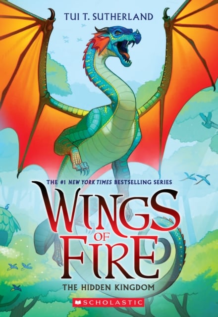 Book cover of Wings of Fire: The Hidden Kingdom (b&w)