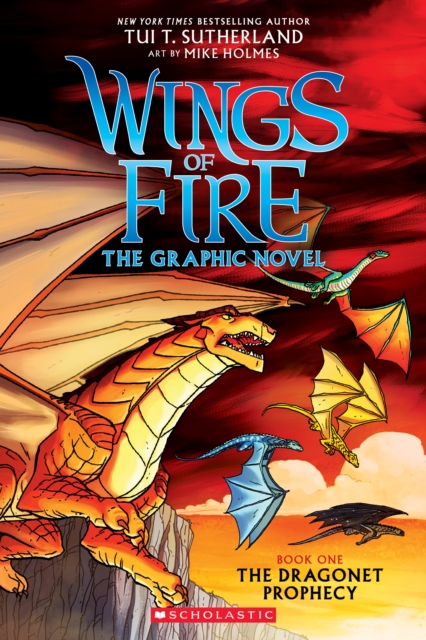 Book cover of The Dragonet Prophecy (Wings of Fire Graphic Novel #1)