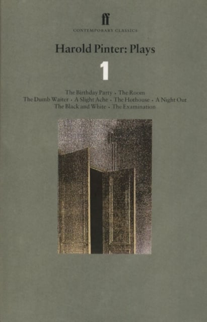 Book cover of Harold Pinter Plays 1