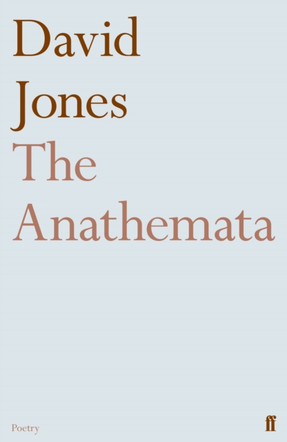 The Anathemata by David Jones | Shakespeare & Company