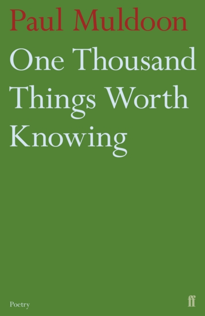 Book cover of One Thousand Things Worth Knowing