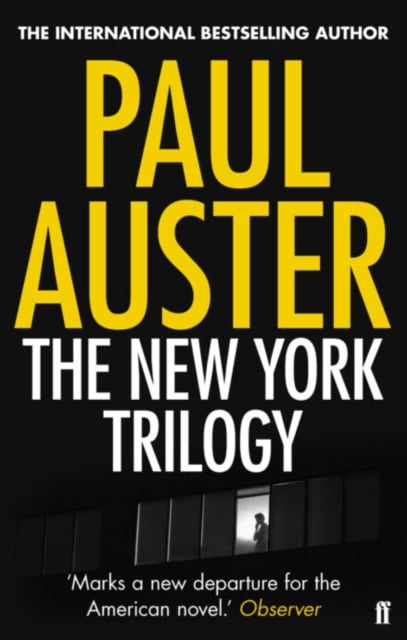 Book cover of Paul Auster's The New York Trilogy