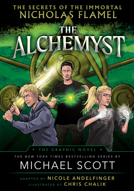 Book cover of The Alchemyst: The Secrets of the Immortal Nicholas Flamel Graphic Novel