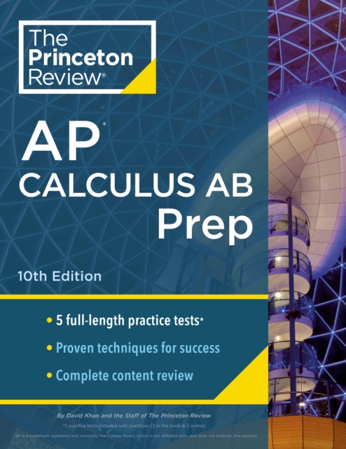 Book cover of Princeton Review AP Calculus AB Prep, 2024