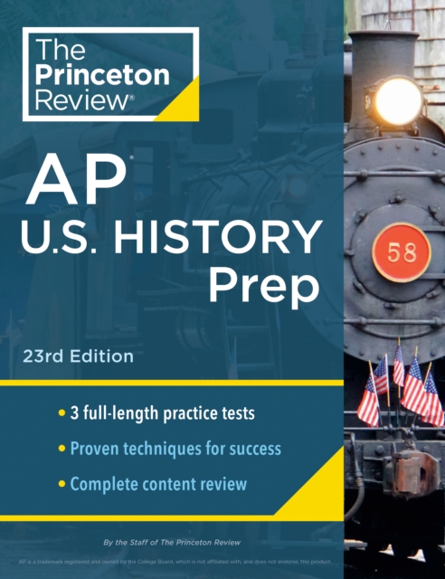 Book cover of Princeton Review AP U.S. History Prep, 2024