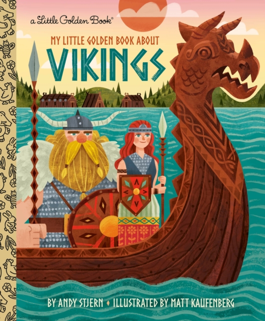 Book cover of My Little Golden Book About Vikings