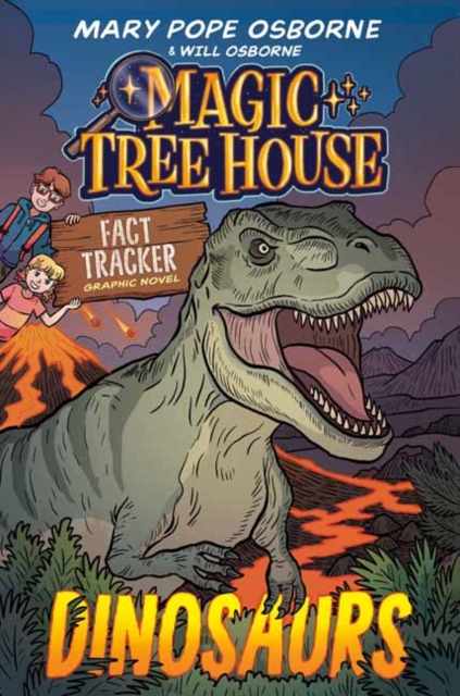 Book cover of Magic Tree House Fact Tracker Graphic Novel: Dinosaurs