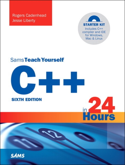 Book cover of C++ in 24 Hours, Sams Teach Yourself