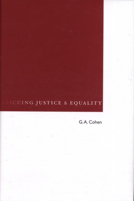 Book cover of Rescuing Justice and Equality