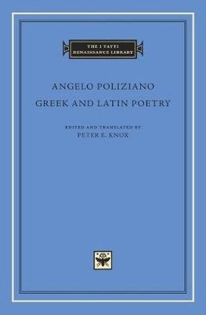 Book cover of Greek and Latin Poetry