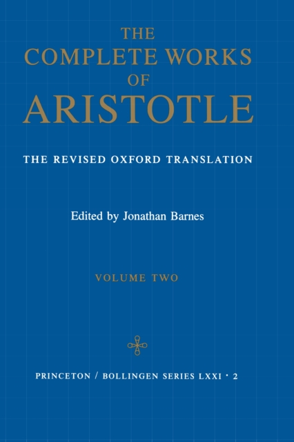 Book cover of The Complete Works of Aristotle, Volume Two