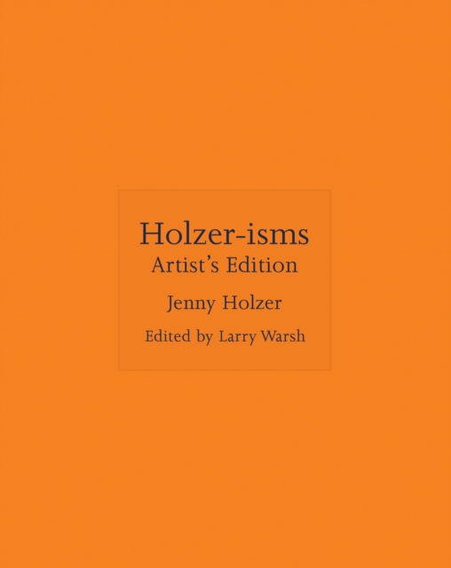 Book cover of Holzer-isms