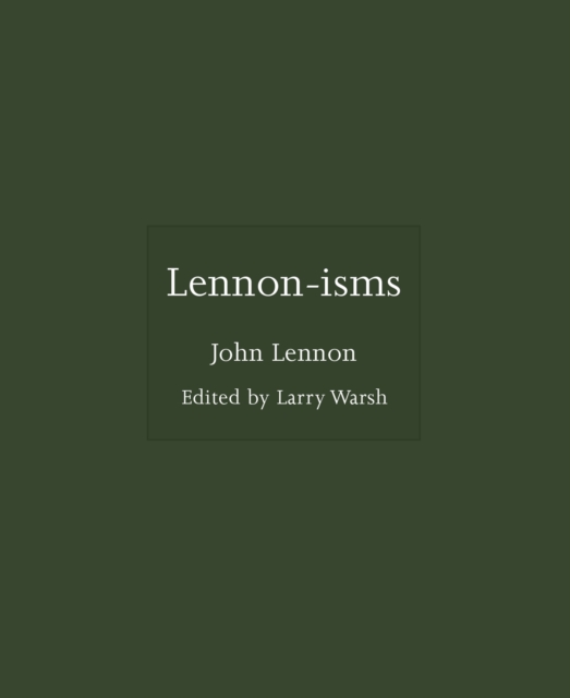 Book cover of Lennon-isms