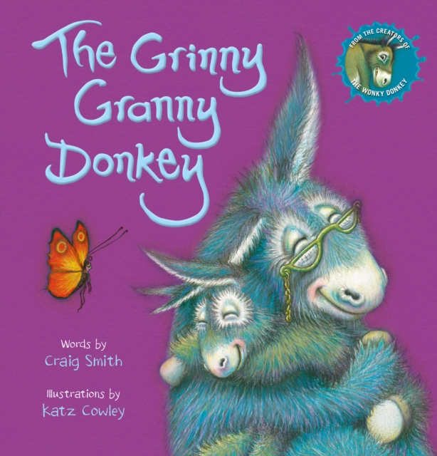 Book cover of The Grinny Granny Donkey