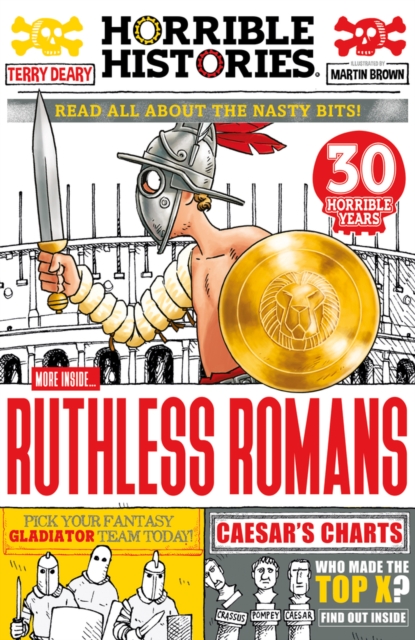 Book cover of Ruthless Romans (newspaper edition)
