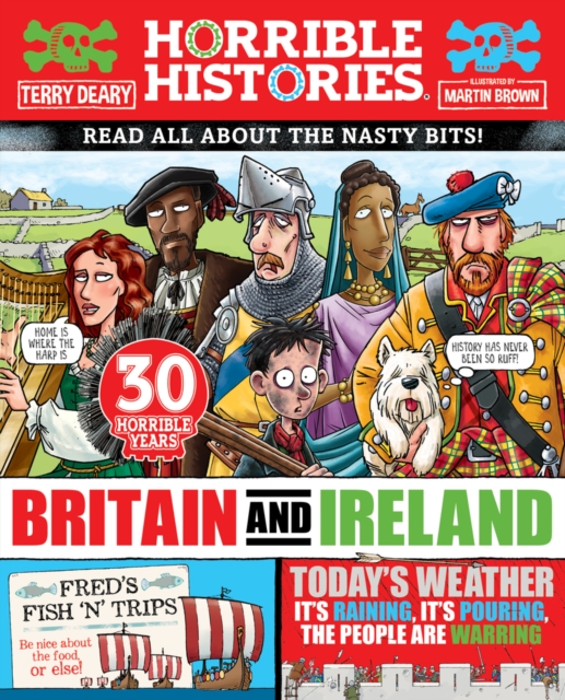 Book cover of Horrible History of Britain and Ireland (newspaper edition)
