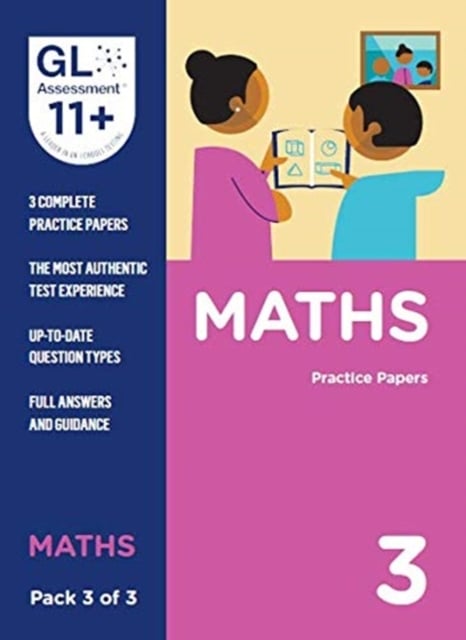 Book cover of 11+ Practice Papers Maths Pack 3 (Multiple Choice)