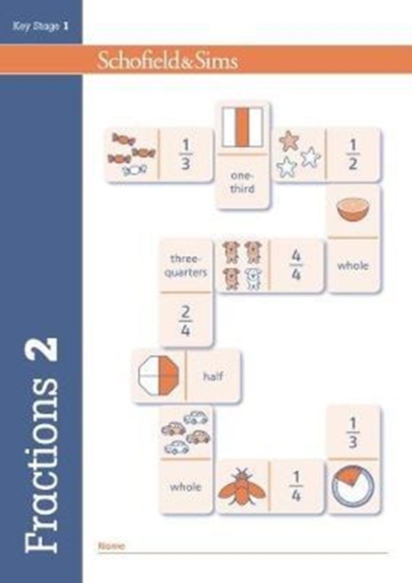 Book cover of Fractions, Decimals and Percentages Book 2 (Year 2, Ages 6-7)