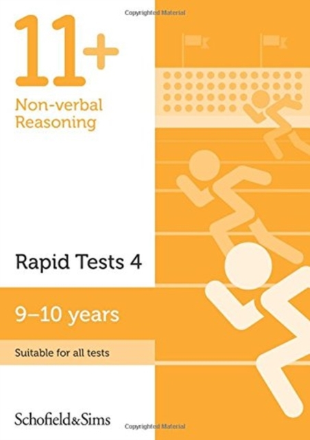 Book cover of 11+ Non-verbal Reasoning Rapid Tests Book 4: Year 5, Ages 9-10
