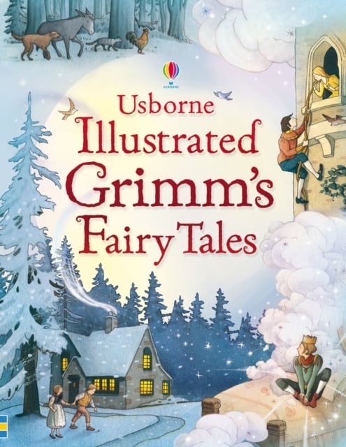 Book cover of Illustrated Grimm's Fairy Tales