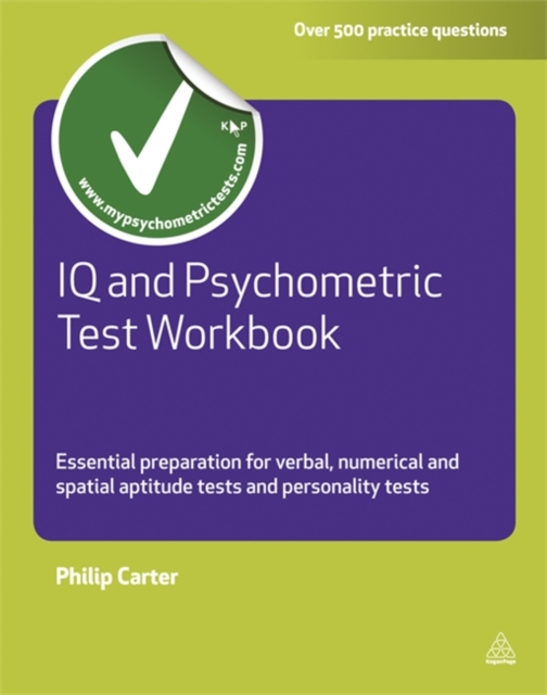 Book cover of IQ and Psychometric Test Workbook