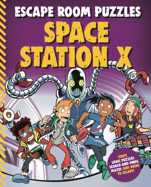 Book cover of Escape Room Puzzles: Space Station X