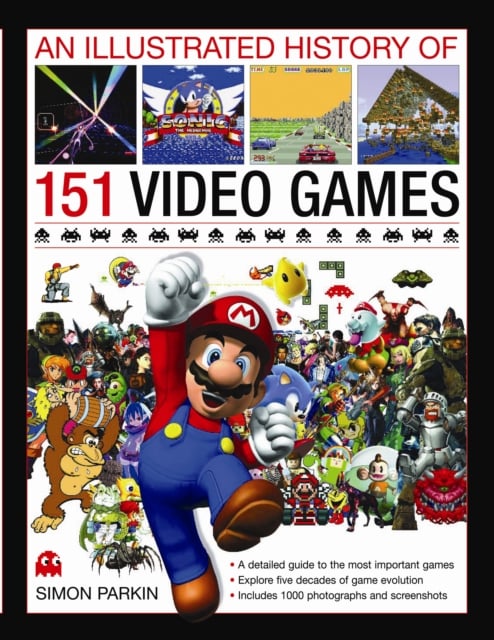Book cover of Illustrated History of 151 Videogames